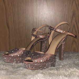 Thalia Sodi “Bridget” platform peep toe heels